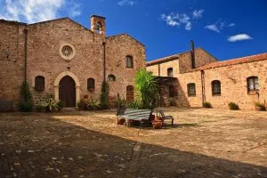 Winery courtyard