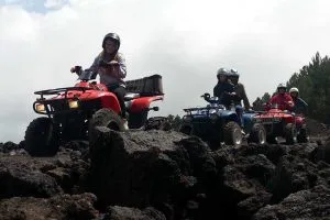 Quad ride on Etna Volcano