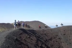 Etna Craters on Horseback